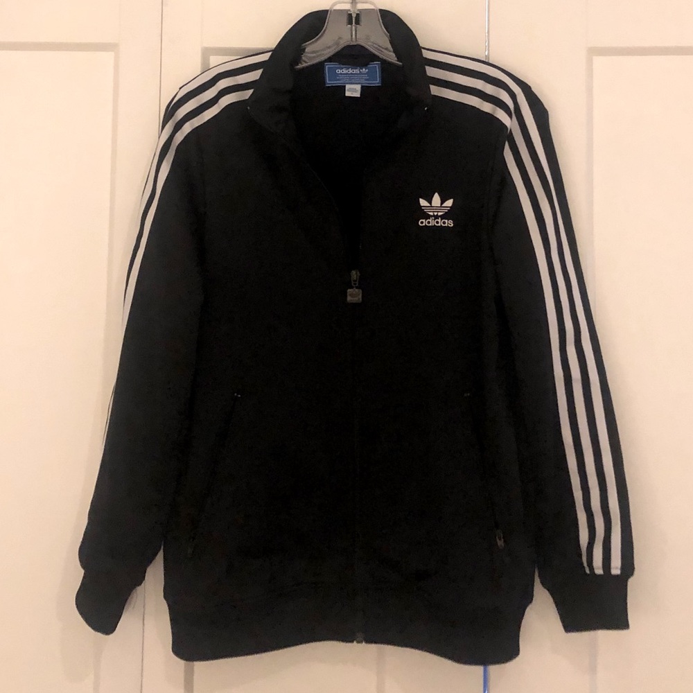 adidas classics 3-stripe jacket - b/w, flawless!